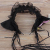 Cute Lace Cat Ears Headband Women Hair Accessory(Black)