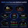 3.5" OBD2 GPS HUD Car Head-Up Display Speed RPM Fuel Alarm