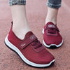 Spring Elderly Shoes Cloth Shoes Non-slip Soft Sole Walking Shoes, Size: 36(Wine Red)