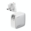 LDNIO Q408 100W GaN USB+3 USB-C / Type-C Interface Charger with 1m 100W USB-C / Type-C to USB-C / Type-C Data Cable, Plug Type:UK Plug(White)