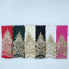 Women Chiffon Beaded Long Headscarf, Size:170cm(Yellow)