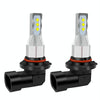 1 Pair 9006 DC 12V-24V 12W 1800LM Car LED Fog Light(Ice Blue Light)