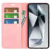 or Samsung Galaxy S25 Ultra 5G Retro-skin Magnetic Suction Leather Phone Case(Pink)