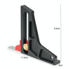 Ganwei Woodworking Height Gauge 0-50mm Aluminum Alloy Adjustable Tablesaw Depth Measuring Tool(Black)