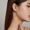 S925 Sterling Silver Tassel Butterfly Ear Stud Women Earrings