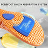 Boost Sports Insole Increased Shock Absorption Deodorant Super Soft Bottom Insole Gold 3.5cm(37-38)