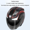 KUQIBAO Motorcycle Smart Bluetooth Sun Protection Double Lens Safety Helmet, Size: M(Matte Black Phantom Fiber)