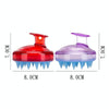 Silicone Head Scalp Massage Brush Hair Washing Scalp Cleanse Comb (Pink)