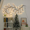 2.3m 144 LEDs Branch Rattan String Lights Wedding Home Decor Garland Lamps, Style: USB Always-on(Warm White)