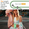 For Samsung Galaxy M05 / F05 Integrated Card Bag Solid Color Liquid Silicone Phone Case with Lanyard(Green)