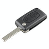 For PEUGEOT Car Keys Replacement 3 Buttons Car Key Case with Grooved, without Holder