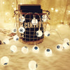 3m Ghost Eyes Design Halloween Series LED String Light, 20 LEDs 3 x AA Batteries Box Operated Party Props Fairy Decoration Night Lamp