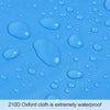 Waterproof Oxford Cloth 420D Oxford Material Camping Picnic Beach Tent Roof Tarp (Size: 215x215cm)(Blue)