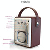 DAB-H6 Portable Multifunctional DAB Digital Radio, Support Bluetooth, TF Card, U Disk, MP3