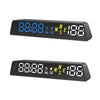 GPS HUD Head-Up Display Speedometer, Overspeed Alarm, USB Powered (White)