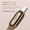TOTUDESIGN CB-18-L 1.2m Glowing USB-A to 8 Pin Charging Data Cable(Black)