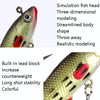 5 PCS Fish-Bait Road Sub-Bait Lead Fish With Single Hook And Three Anchor Hook Bait, Specification: 8cm 14g(Gray)