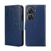 For Asus Zenfone 9 Crystal Texture Horizontal Flip Leather Phone Case(Royal Blue)