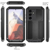 For Samsung Galaxy S25 5G R-JUST Sliding Camera Life Waterproof Holder Phone Case(Black)