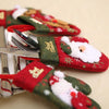 Christmas Decorations Restaurant Decorations Gift Bag Knife and Fork Set Gloves Style(Snowman)