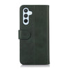 For Samsung Galaxy A56 5G Cow Texture Flip Leather Phone Case(Green)