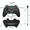 MB-S819 Wireless Bluetooth Game Console Handle With Wake-Up Vibrating Gyroscope For Nintendo Switch(Black)