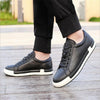 Baroque Shoes Casual PU Leather Sports Shoes for Men, Size:47(Black)