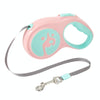 Retractable Dog Leash 5m, Pink - Small/Medium Breeds