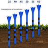 30pcs /Box PGM 83mm Golf Ball Tee Limit Scale Line Tee Ball Holder, Model: QT027-Blue