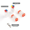 4pcs Direct Insertion Of Quick Terminal Block Wire Connector Clamps, Model: NC-724