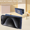 For Samsung Galaxy S25 Ultra 5G Magnetic Vertical Flip Leather Phone Case(Blue)
