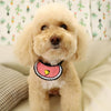Pink Dog Cat Bib, L (22-32cm Neck) - Saliva Towel Scarf