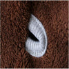 Cosy Coral Fleece Dog Coat, Coffee, 2XL (Chinchilla/Small Dog)