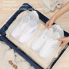 50pcs /Pack 32x48cm Large Portable Thickened Non-Woven Anti-Yellowing And Sunscreen Shoe Bag Shoe Storage Bag