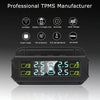 Car High Precision Solar Charging Tire Pressure Monitoring System TPMS, Built-in Voice Sensor