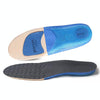 1 Pair 641 Casual Non-slip Shockproof Breathable Arch Of Foot Sports Insole Shoe-pad, Size:L (255-280mm)(Grey)