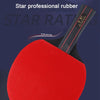 4 Star Table Tennis Racquet with 3 Balls & Bag Set, Style: Long Handle