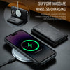 For iPhone 14 Pro DG.MING MAGKING-K2 Series MagSafe RFID Card Bag Detachable Phone Case(Black)