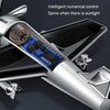 Solar Car Airplane Ornament Solid Aroma Diffuser Car Rotating Decoration Items(Silver)