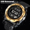 SKMEI 2099 Multifunctional Men Outdoor 50M Waterproof Luminous Digital Wrist Watch(Black)