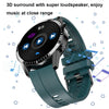 I9 1.3 Inch Heart Rate/Blood Pressure/Blood Oxygen Monitoring Watch, Color: Black Leather