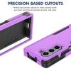 For Samsung Galaxy Z Fold6 5G 2 in 1 PC + TPU Phone Case(Purple)