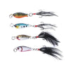 5 PCS HENGJIA LB003 Small Iron Plate 2.5cm 4g Far Delivery Freshwater Bait(2)