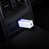 EP502 Car Cigarette Lighter Activated Carbon Brush Negative Ion Air Purifier(White)
