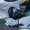 12V/24V High Wind Cooling USB Car Cup Holder Single Head Fan(R-8050)
