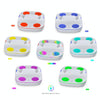For PS5 Controller Dual Charger Charging Stand Docking Station With RGB Ambient Light(White)