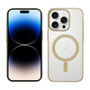 For iPhone 14 Pro Nano Series PC MagSafe Phone Case(Desert Gold)
