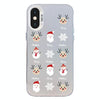 For iPhone XS Max Christmas Series PC Full Coverage Pattern Phone Case(CW060 White)