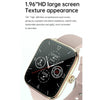 T20 1.96 inch IP67 Waterproof Silicone Band Smart Watch, Supports Dual-mode Bluetooth Call / Heart Rate Monitoring(Pink)