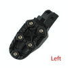 Motorcycle Modified Aluminum Alloy Foot Pedal Accessories(Orange)